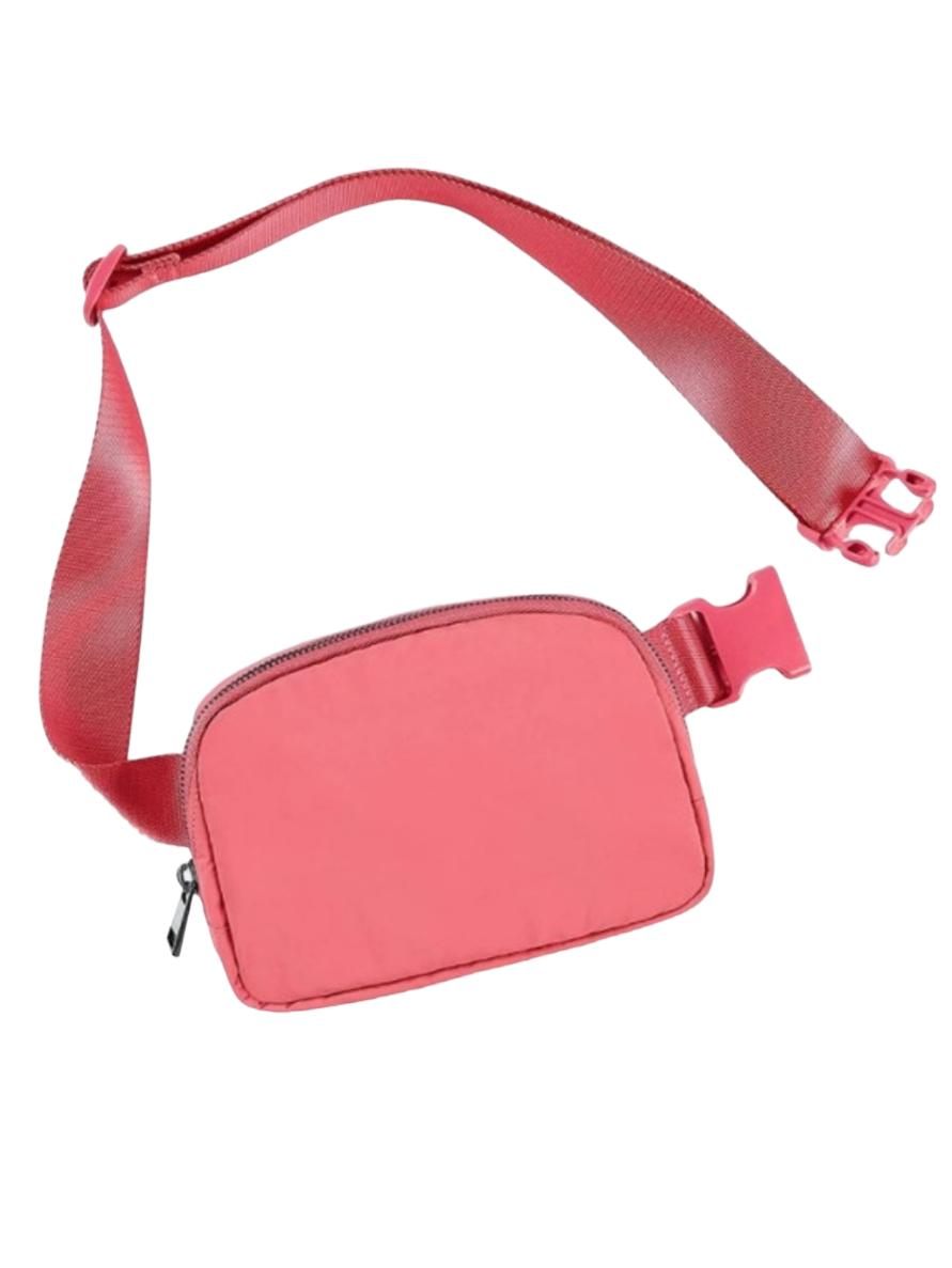 Raspberry Sling Crossbody Belt Bag