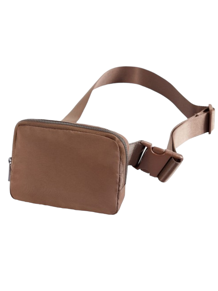 Brown Sling Cross-body Belt Bag
