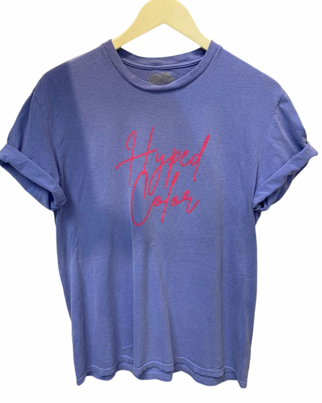 Blue Hyped Color Graphic Tee